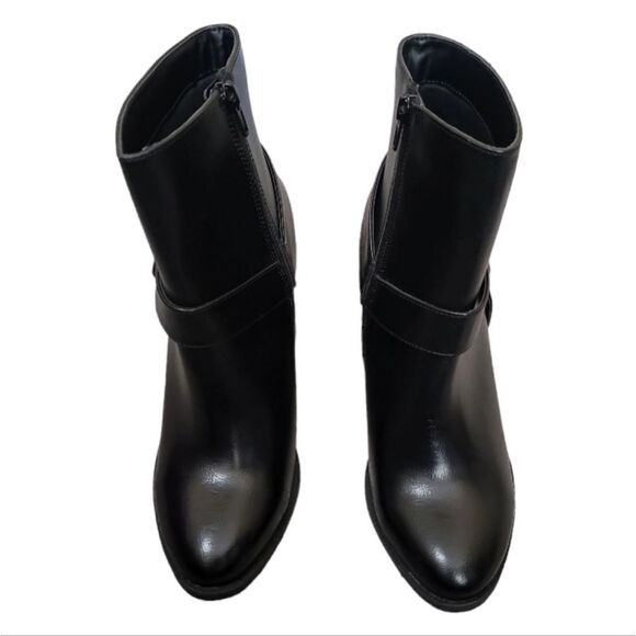 Espirt Women's Black Ankle Booties Size 9M NWOT - Picture 1 of 8